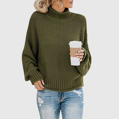 Pull Aurora — un col roulé chaud qui organise le style en une minute