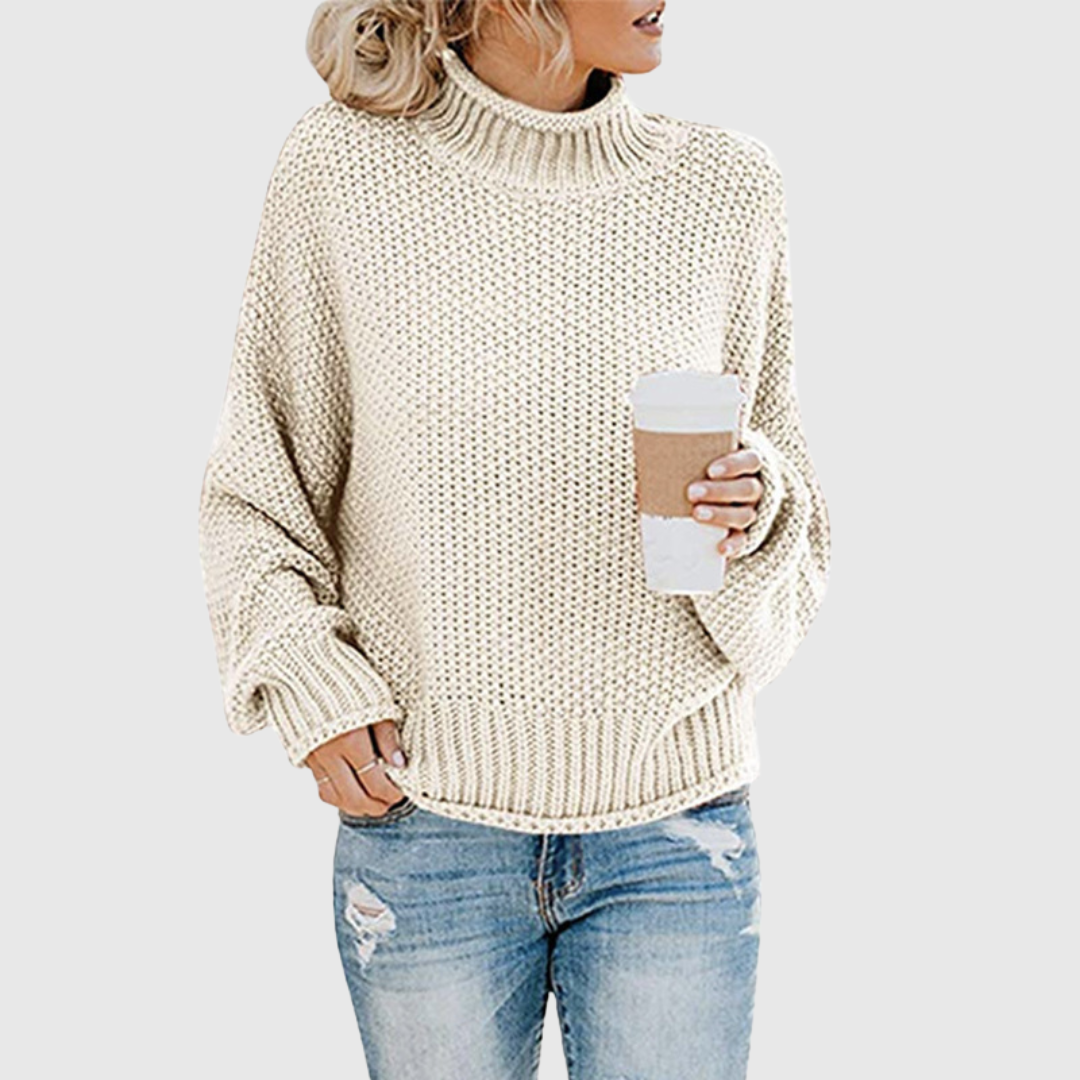 Pull Aurora — un col roulé chaud qui organise le style en une minute