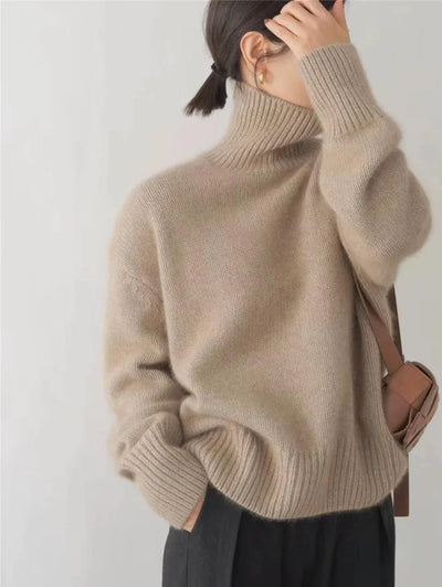 Grażyna — Pull doux avec col montant