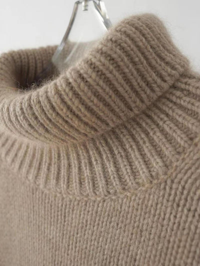 Grażyna — Pull doux avec col montant