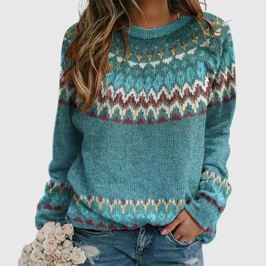 Sweter Nordic Glow — chaleur qui ajoute de l'éclat