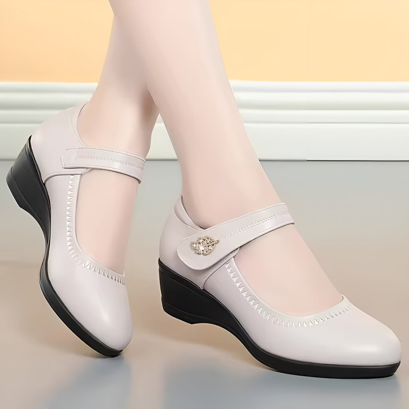 MELLY | CHAUSSURES EN CUIR PU SOUPLE