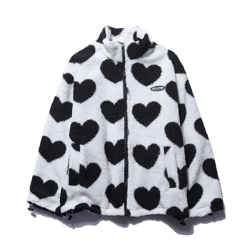 Katharina™ | Veste réversible à cœurs