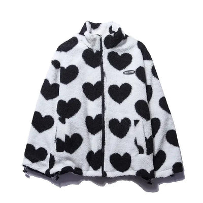 Katharina™ | Veste réversible à cœurs