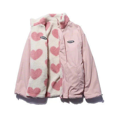 Katharina™ | Veste réversible à cœurs