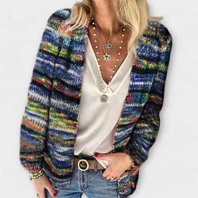 Birgitte – Cardigan coloré et confortable
