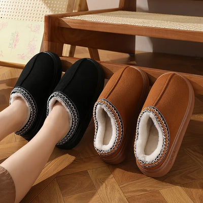 LÉA-MARIE | CHAUSSONS À DOUBLURE CHAUDE