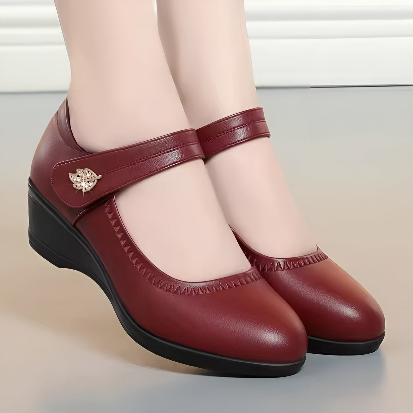 MELLY | CHAUSSURES EN CUIR PU SOUPLE
