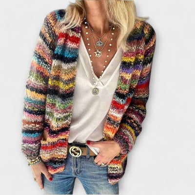 Birgitte – Cardigan coloré et confortable